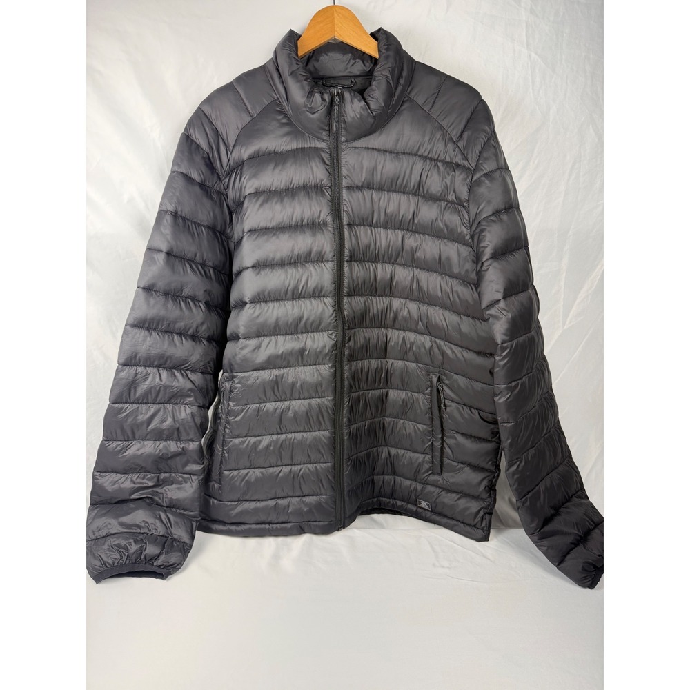 ZeroXposur XL Black Lightweight Puffer Jacket Quilted Packable Coat